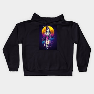 80s Retro Cyno Kids Hoodie